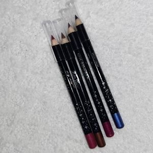 Set of eyeliners and lip liners